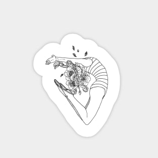 Flower ballet Sticker